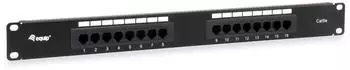 Equip Patchpanel 16-Port Cat5e UTP 19" 1HE schwarz (235317)