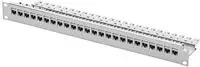 Teleg&auml;rtner - Patch Panel - Vorderseite - Rack montierbar - RJ-45 X 24 - Hellgrau,