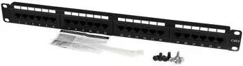 StarTech Patch Panel Cat6 24-Port 1U Rack-Montage (C6PANEL24)