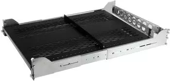StarTech 2U ausziehbarer belüfteter Rack-Fachboden mit Kabelführung, 22,7kg (UNISLDSHF192)