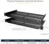 StarTech 1U belüftetes Rack-Shelf, 25,4cm, 20kg, 2er-Pack (CABSHELFV1U-2PK)