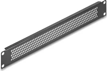 DeLock 19" Blindpanel mit Bel&uuml;ftungsl&ouml;chern 1HE, schwarz (67035)