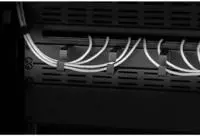 Renkforce RF-3429148 19 Zoll Netzwerkschrank-Kabelf&uuml;hrung 1 HE Schwarz
