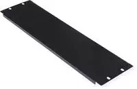 "ROLINE Blindabdeckung - Jet Black, RAL 9005 - 3U - 48.3 cm (19")"