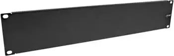InLine Blindplatte 19" 2HE schwarz (19111B)