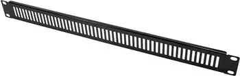 LogiLink Netzwerkschrank-Blindabdeckung 19 Zoll 1HE perforiert schwarz (PN111B)
