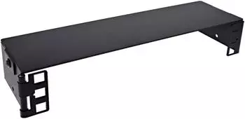 InLine 10" Mini Rack zur Wandmontage, 1HE, 7,6cm Tiefe, schwarz (10101A)
