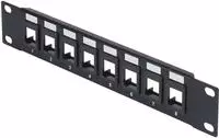 Renkforce RF-3521390 10 Zoll Netzwerkschrank-Frontblende Schwarz