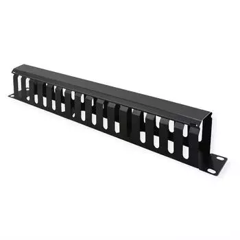Value 19" Kabelf&uuml;hrung 1HE 40x80mm schwarz (26.99.0306)