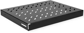 Roline 19-Zoll Fachboden 1 HE, 350mm Tiefe, 50kg, schwarz (26210119)
