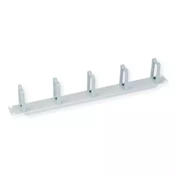 Value 19"-Frontplatte 1HE Kabelf&uuml;hrung Typ C, lichtgrau RAL 7035 (26.99.0311)