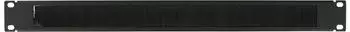 Lanview Kabelmanagement-Panel 1U 19" einfach, gebürstet (RAO200BL)