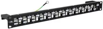 Lanview LKS675BL 1U 10" Keystone Patch Panel, 8-Port (LKS675BL)