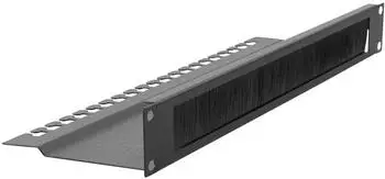 Lanview 1U 19" Kabelmanagement-Panel L-förmig, gebürstet (RAO210BL)