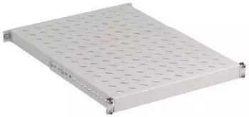 EFB-Elektronik 19" 1HE Schwerlast-Fachboden, tiefenverstellbar, 150kg (691653GR.6)
