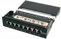 DIGITUS DN-91612S, DIGITUS CAT 6, Klasse E Patch Panel, geschirmt, schwarz