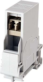 Telegärtner STX Tragschienen-Verbinder LC Duplex Kupplung Singlemode