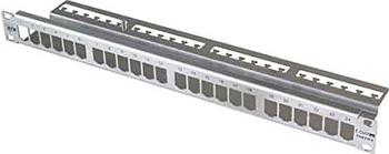 Metz Connect 24Port Patchfeld modul 1HE (130921-00-E-90)