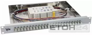 Metz 24 Port LWL-Patchpanel 1HE 19" 1HE (1502597412-E)