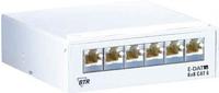 MetzConnect BTR E-DAT C6 6x8(8) - Modulare Eingabe - Pure White, RAL 9010 - 6 Ports