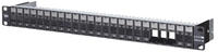 Metz Connect Unequipped - Patch Panel - Schwarz - 1U - 48,3 cm (19) - 24 Ports