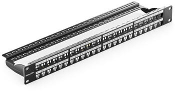 deleyCON 48 Port Patchpanel 2HE 19" MK3830