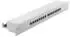 deleyCON CAT 6 Patchpanel Verteilerfeld 16 Port – Desktop 19 Zoll Rackeinbau Servermontage