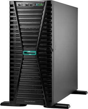 HPE ProLiant ML110 Gen11 Tower Server - Xeon Bronze 3408U / 1.80GHz - 16GB RAM - 4 LFF - 1000W PSU (P55637-421)
