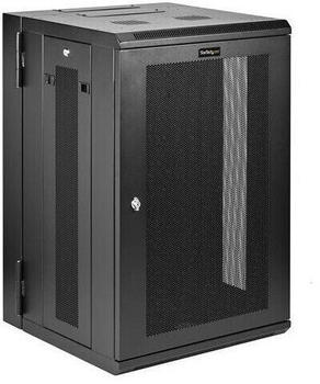 StarTech 4-Post 18U Wall Mount Network Cabinet with 1U Shelf