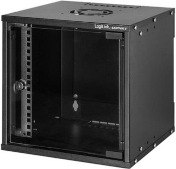 LogiLink Wandgehäuse 10 Zoll 6 HE schwarz (W66Z30B)