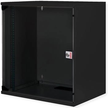 Roline 19-Zoll Wandgehäuse Basic 12 HE 540x400 BxT Bausatz schwarz