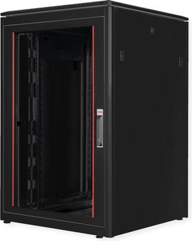 Roline 19-Zoll Pro 22 HE 800x800 BxT Glastür schwarz