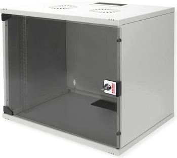 Roline 19-Zoll Wandgeh&auml;use Basic 9 HE 540x400 BxT Bausatz grau