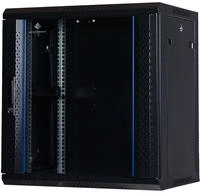 Rockstable 12 HE 19 Wandschrank mit Glast&uuml;r - Wandmontiertes Regal - 12U - 60...
