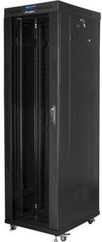Lanberg Free Standing 19 Zoll Schrank 42U 600x800 Glast&uuml;r LCD Flat Black (42 HE 19 Zoll ) Schwarz (FF01-6842-12BL)