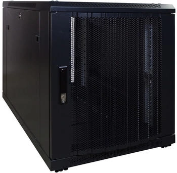 DSIT Danicom - 12 HE kleiner mit perforierter Fronttür (BxTxH) 600 x 1000 x 720 mm (DS6012PP)
