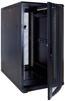DSIT Danicom - 22 HE 19” mit perforierter Fronttür (BxTxH) 600 x 1000 x 1200mm (DS6022PP)