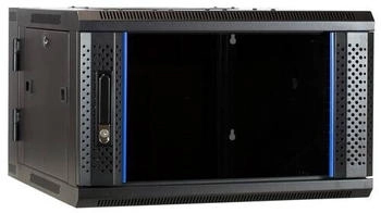 DSIT Danicom - 6 HE wendbares Wandgehäuse mit Glastür (BxTxH) 600 x 600 x 368mm (DS6606-DOUBLE)