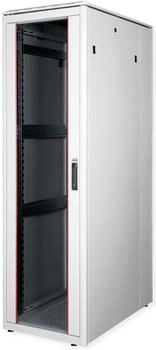Roline 19-Zoll Pro 42 HE 600x1000 BxT Glastür grau (26.21.0061)