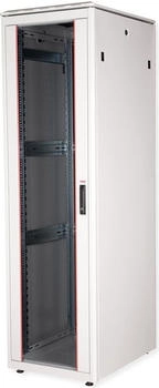 Roline 19-Zoll Pro 42 HE 600x800 BxT Glastür grau (26.21.0063)