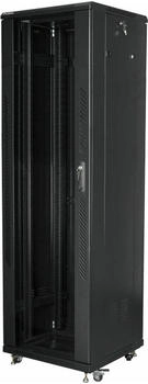 Lanberg FF01-6642-12B 42U Freistehendes Gestell (42 HE 19 Zoll ) Schwarz