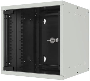 EFB-Elektronik Elektronik 10" Wandgehäuse 4HE Tiefe 300mm 1-teilig RAL7035 (19 Zoll ) Grau (WGB-1004GR.30)