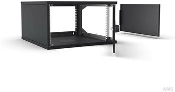 ENOC 19 Basic Wandschrank 6HE, 600mm Tief, schwarz W3 6-6-VD-S (57517)