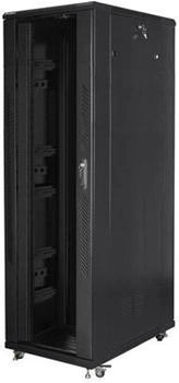 Lanberg Rack FF01-8242-12B (42U; 19''; 2047mm / 800mm / 1200 mm; stehend; Glas; 800 kg; schwarz)
