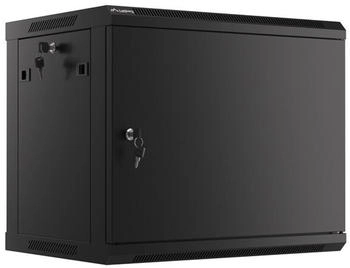 Lanberg Wandschrank 19" 9U/600X450 Metalltür schwarz (WF01-6409-00B)