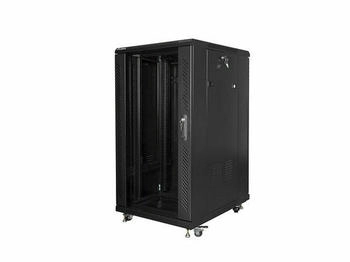 Lanberg FF01-6822-12B 22U Freistehendes Gestell Schwarz (FF01-6822-12B)