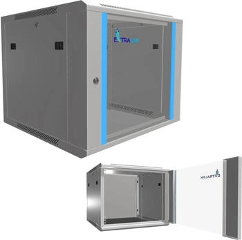 Extralink EX.8581 cabinet 9U Wall mounted Grey (10.87 HE) Grau