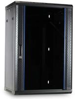 DSIT 18 HE Serverschrank, Wandgeh&auml;use, mit Glast&uuml;r (BxTxH) 600 x 450 x 900 mm