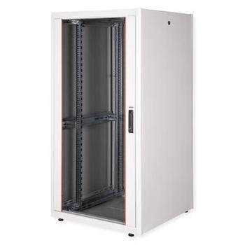 Roline 19-Zoll Basic 32 HE 800x800 BxT Glastür grau (26210039)
