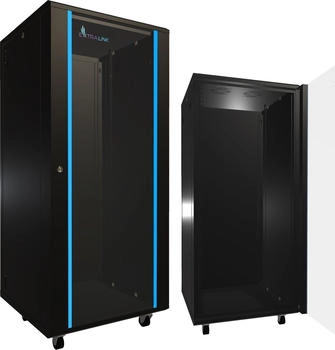 Extralink 27U 600x600 Schwarz | Rackmount-Schrank | stehend (EX.14749)